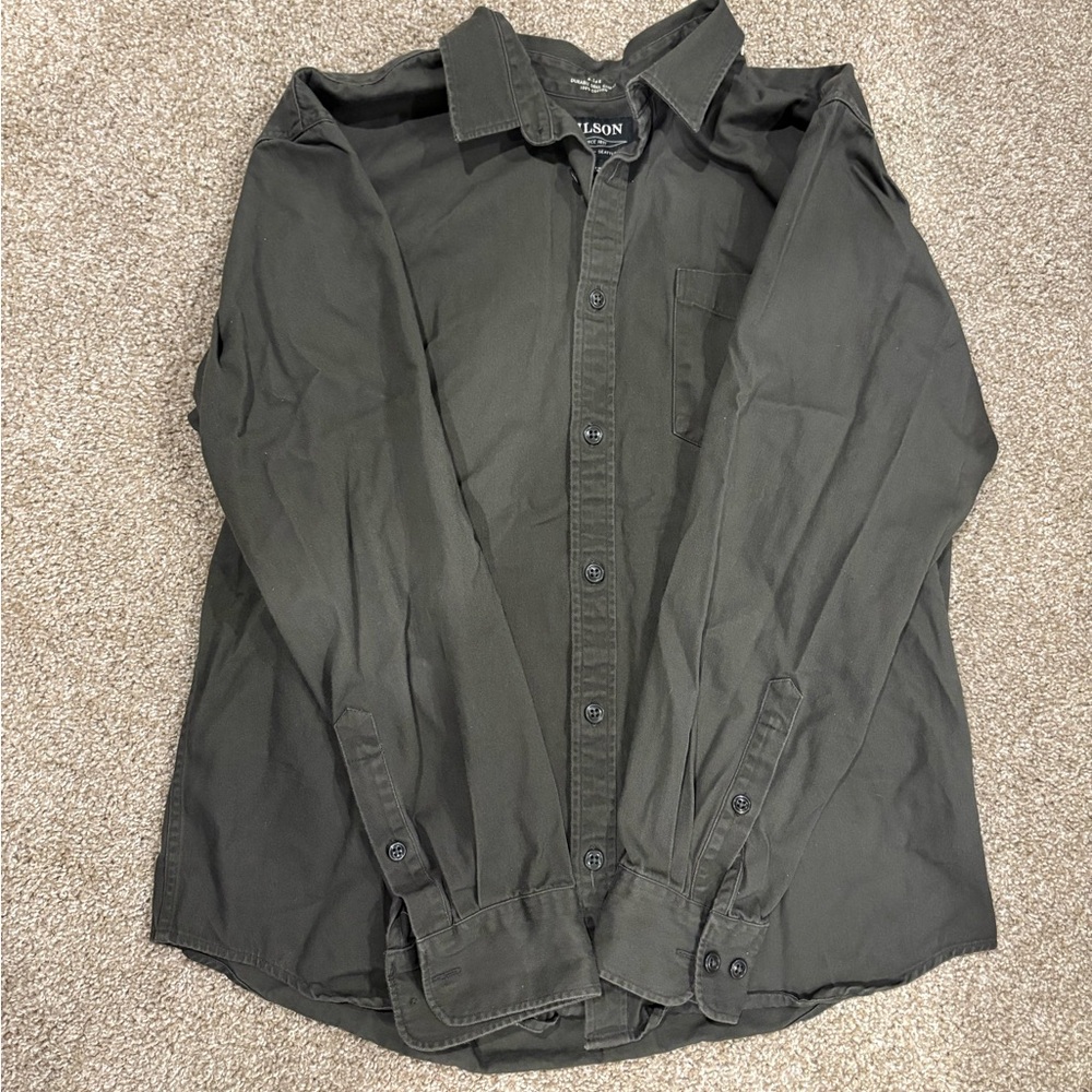 Men’s Filson Large Button Down Long Sleeve Shirt